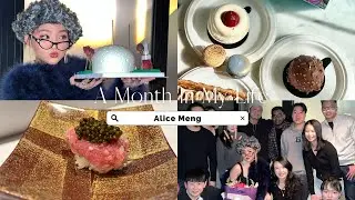 Feb Vlog|瘋狂探店的一個月|鋼管舞初體驗| LA Omakase | Toronto 生日趴|