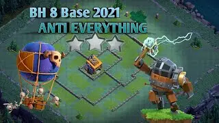 NEW BEST! Builder Hall 8 Base 2021 Anti 1 star | BH8 base COPY LINK | Clash Of Clans  bh8 base 2021