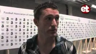 Robbie Keane and Andy Keogh Post Andorra