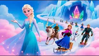 Frozen: Elsa y la aventura dulce en los cielos cristalinos 🍭 Historia Infantil Encantada #explorines