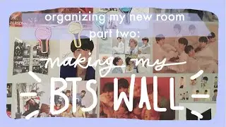 Making my BTS Poster Wall | Organizing in my New House Ep 2