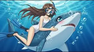Anime Shark Ride 5. 🦈 For @CuteKila2009.