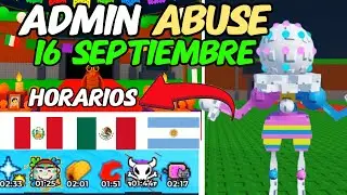 NUEVO ADMIN ABUSE 16 DE SEPTIEMBRE EN ROBA UN BRAINROT HORARIOS