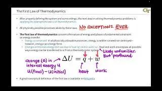 The First Law of Thermodynamics | Fundamentals of Chemistry 5.3