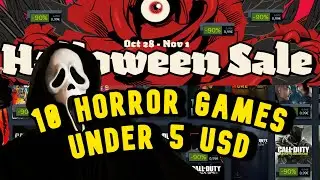 The Steam Halloween Sale 2021 + Best 10  Horror Games Under 5 USD + Guide + FAQ + Best Deals +