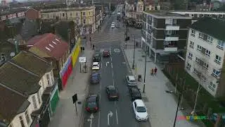 MANOR PARK DRONE VIEW, EAST LONDON, UK
