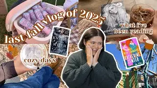 Мой последний осенний видеоблог 2025 года 🍁 Что я читала, книжные письма и уютные дни
