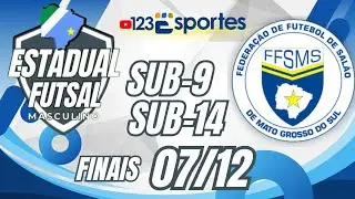 FFSMS CAMPEONATO ESTADUAL 2025 MASCULINO SUB09 / SUB14  - jogos DIA [07/12/2025]