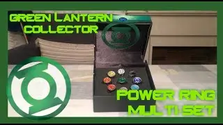 Green Lantern Collector Multi-Ring Set - THE BEAN LANTERN Review