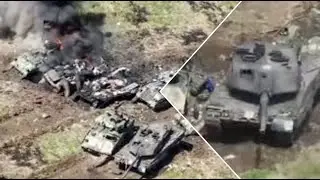 German Leopard Tanks Battlefield Failure - Russia's Military-Industrial Complex Is Not Impressed..