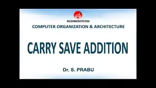 FAST MULTIPLICATION - CARRY SAVE ADDITION