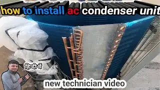 Ac aluminium coil leak repair,how to fix broken aluminum,how to install a condenser unit