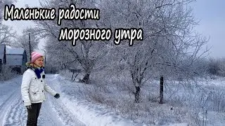 СЧАСТЛИВА В ТИШИНЕ И СПОКОЙСТВИИ В ЗАСНЕЖЕННОЙ ДЕРЕВНЕ | ЖИВУ В СЕЛЕ У ЛЕСА.