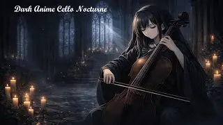 Dark Anime Cello Nocturne 🌑 Lonely Gothic Music for Night & Sleep