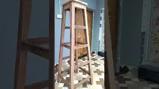 wood stool || home useful || How to make a wooden ladder  Tutorial