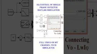DQ CONTROL OF SINGLE PHASE INVERTER 