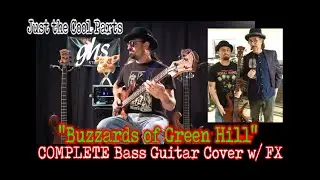 BUZZARDS OF GREEN HILL | Bass COVER w/FX Pedal Used by Les Claypool & a 1977 Carl Thompson Bass