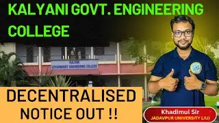 WBJEE 2025 DC ALERT 🚨 Kalyani Govt Eng. College is a Game Changer!
