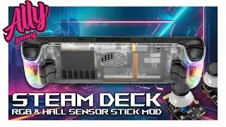 STEAM DECK RGB & Hall Sensor Stick Mod! JSaux & Gulikit