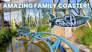Mecalodon Front Row POV Walibi Belgium New for 2025 Gerstlauer Multi-Launch Coaster