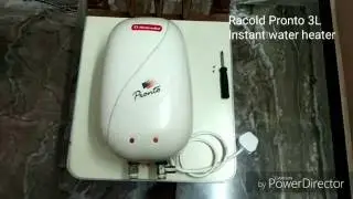 Inside Racold Pronto 3L instant water heater