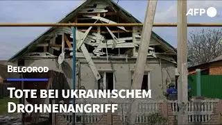 Zwei Tote bei ukrainischem Drohnenangriff in Belgorod | AFP