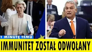 1 MINUTĘ TEMU: Von der Leyen uciekła z sali – i straciła wszystko!
