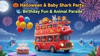 Halloween, Baby Shark & Birthday Songs 🎃🦈🎂 | Fun Kids Party Mix | Zuzu Melody