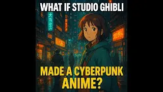 What If Studio Ghibli Made a Cyberpunk Anime? 🤖✨ AI-Generated Art & Concept!