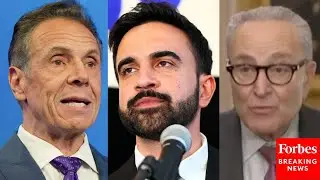 Chuck Schumer Asked Point Blank If He Voted For Cuomo Or Mamdani As Voters Break Records In NYC