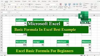 Excel Basic Formula For Beginners | Addition, Subtraction, Multiplication, Division,&nbsp;Percentage Avg.