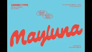 Mayluna: Bold Script Font with Retro Charm and Playful Attitude