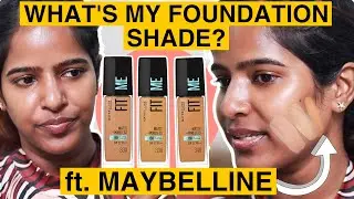What is my MAYBELLINE foundation shade😤no correct shades😓?WATCH THIS!