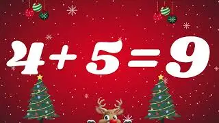 Mathe Quiz Weihnachten für Kinder - Addition im Zahlenraum bis 10