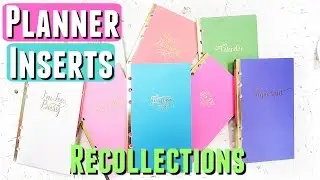 Michaels Recollections Planner Review | Michaels Plannner Inserts