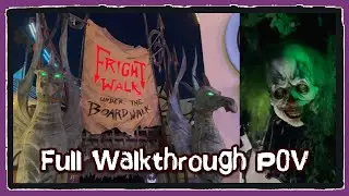 Fright Walk Under the Boardwalk: FULL WALKTHROUGH | Santa Cruz Beach Boardwalk