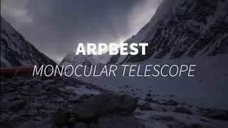 ARPBEST 12X50 High Definition Monocular Telescope with Smartphone Holder & Tripod.