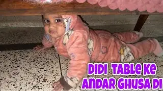 Didi Mughe Jabardasti Table Ke Andar Ghusa Di😭