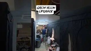 little grow room upgrade. the rest will go in the garage #gardening #mobuds314 #gardener
