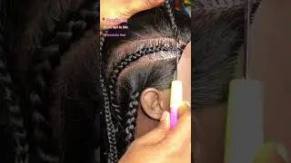 How to install crochet hair #hairtutorial #boxbraids #braids #howto#crochetbraids #austintexas