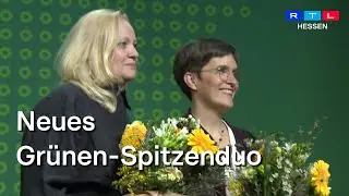 In Marburg w&auml;hlen die Gr&uuml;nen Anna L&uuml;hrmann und Julia Frank zu den neuen Landesvorsitzenden