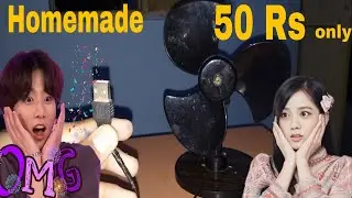 USB Fan Homemade in 50 rupees