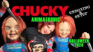 CHUCKY Animatronic Home Depot Halloween 2024 | Unboxing & Setup