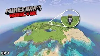 SOBREVIV&Iacute; en una ISLA DESIERTA en Minecraft Hardcore