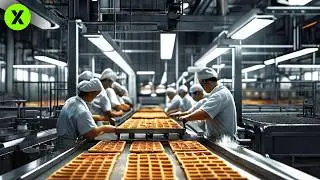 PRODUCCI&Oacute;N MASIVA de GOFRES 🧇 | As&iacute; se Hacen los Gofres en la F&aacute;brica