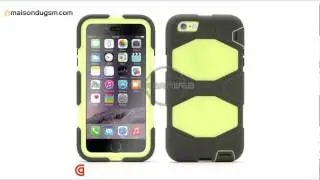 Coque iPhone 6 Plus Griffin SURVIVOR ALL-TERRAIN Vert