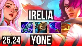 IRELIA vs YONE (TOP) | Good KDA: 15/1/1 | KR Master | 25.24