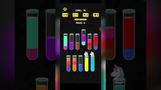 color water sort 3d game level  76 easy to clear