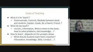 A Teacher Who Thinks:  Sundar Sarukkai (16.4.2021)