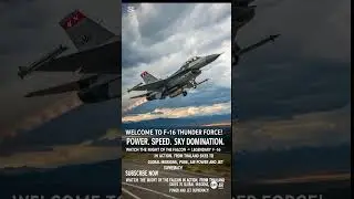 F-16 Thunder Force | Power. Speed. Sky Domination ⚡🔥Power. Speed. Domination. ⚡ F16 Power#F16Power